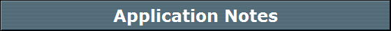 Application Notes